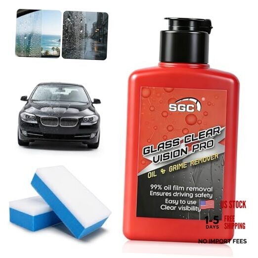 SGC Professional Cleaner Paste for Cars Glass Clear Vision Pro – Heavy Duty