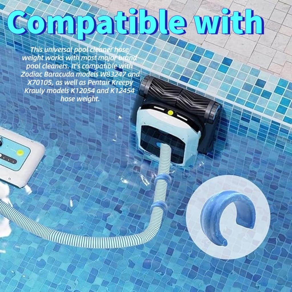 6PCS Universal Automatic Pool Hose Weight Replacements for Zodiac Baracuda W8…