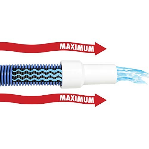 30 Ft Kink-Free Manual Pool Vacuum Hose for Inground & Above Ground Pools – Heav