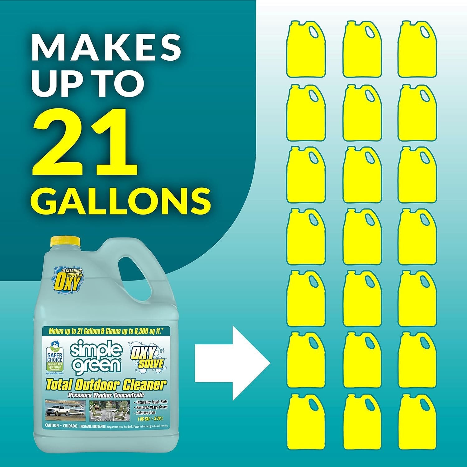 Oxy Solve Outdoor Pressure Washer Cleaner – Effective & Family-Safe Formula