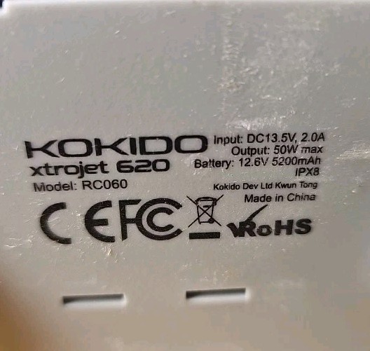 Kokido Xtrojet 620 Automatic Leaf Robotic Pool Vacuum Cleaner (Model: RC060)