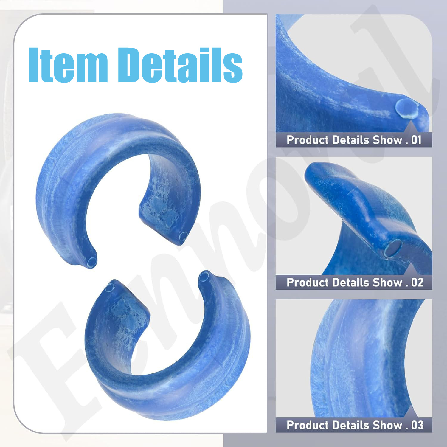 8PC POOL CLEANER HOSE WEIGHT W83247/X70105 FOR ZODIAC BARACUDA MX8 MX6 BLUE W