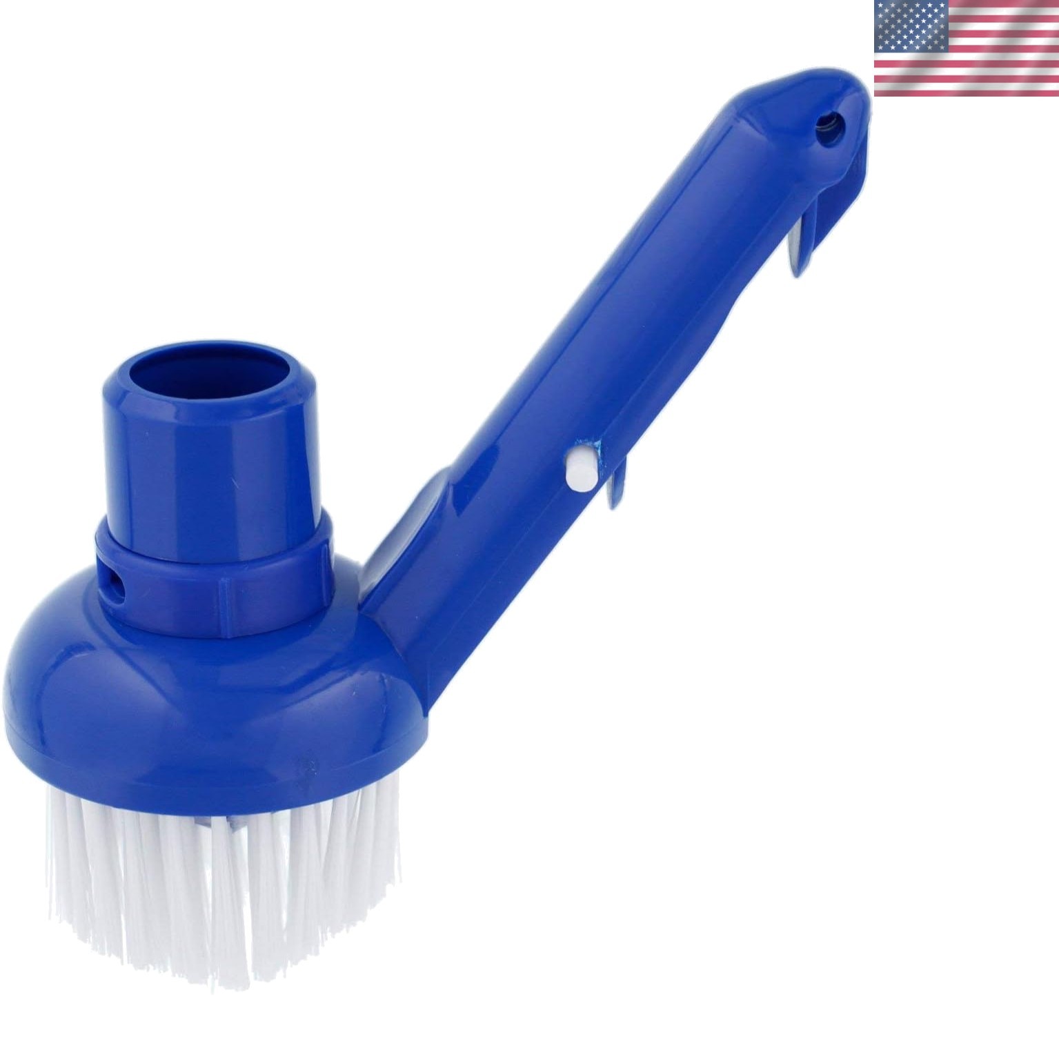 Pool Corner Vacuum Brush with Adjustable Vac Ring – Perfect for Stairs & Jets