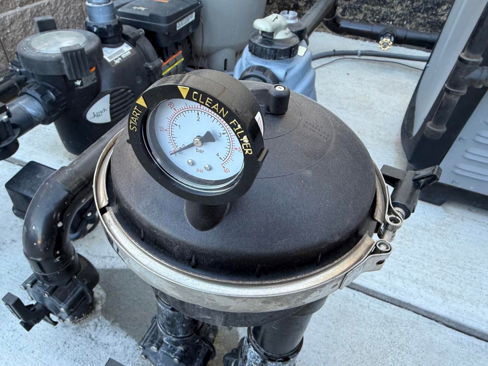 Water Valve Top Dome Gauge for Paramount PCC 2000 Cyclean Pool Valet PV3 Vantage