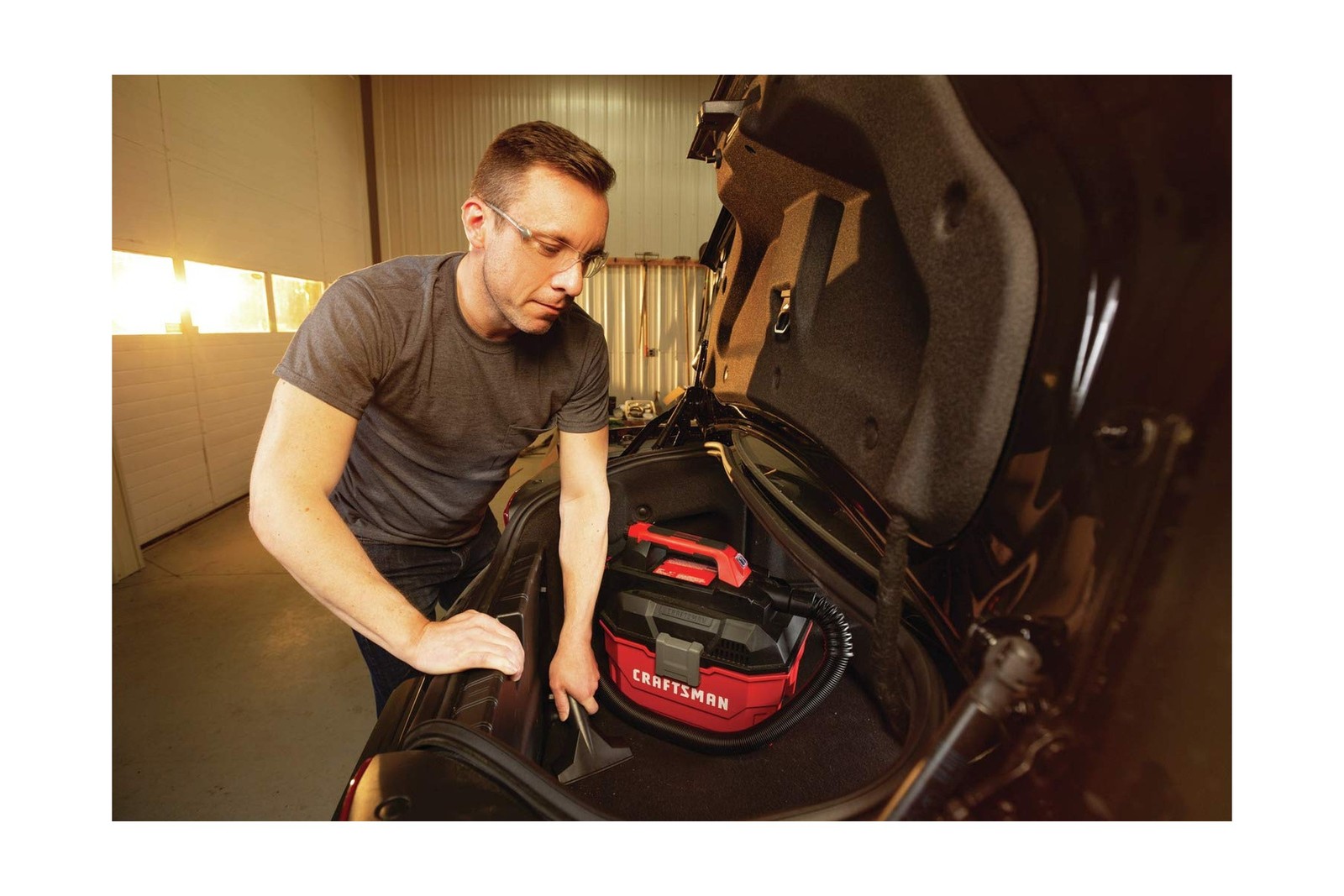 CRAFTSMAN V20 Cordless Vacuum Cleaner, Shop Vac Wet/Dry, 2 Gallon, 7ft Hose, …
