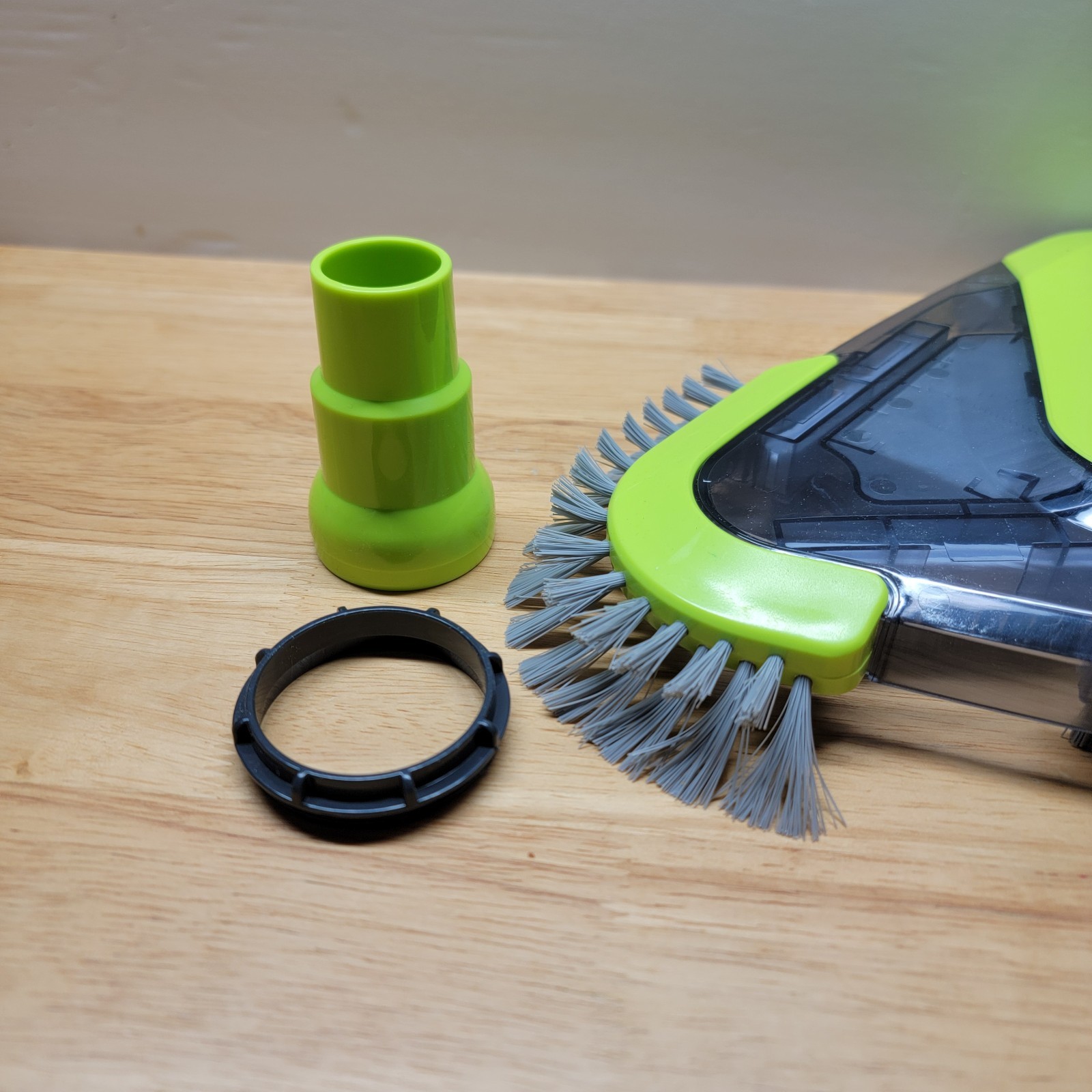 Sepetrel Pool Vacuum Head with Side Brush & Universal Rotatable Hose Adapter
