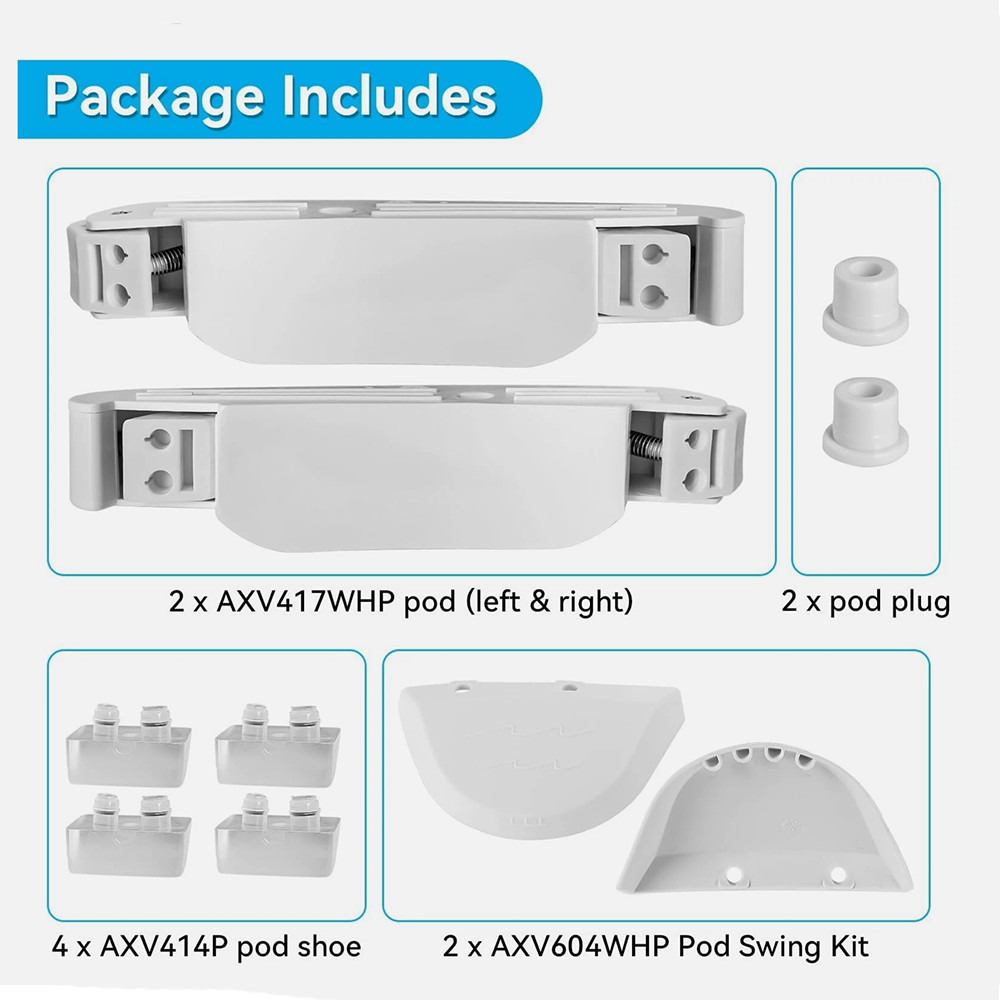 AXV417WHP Pool Cleaner Pod Swing Kit For Hayward Navigator Pool