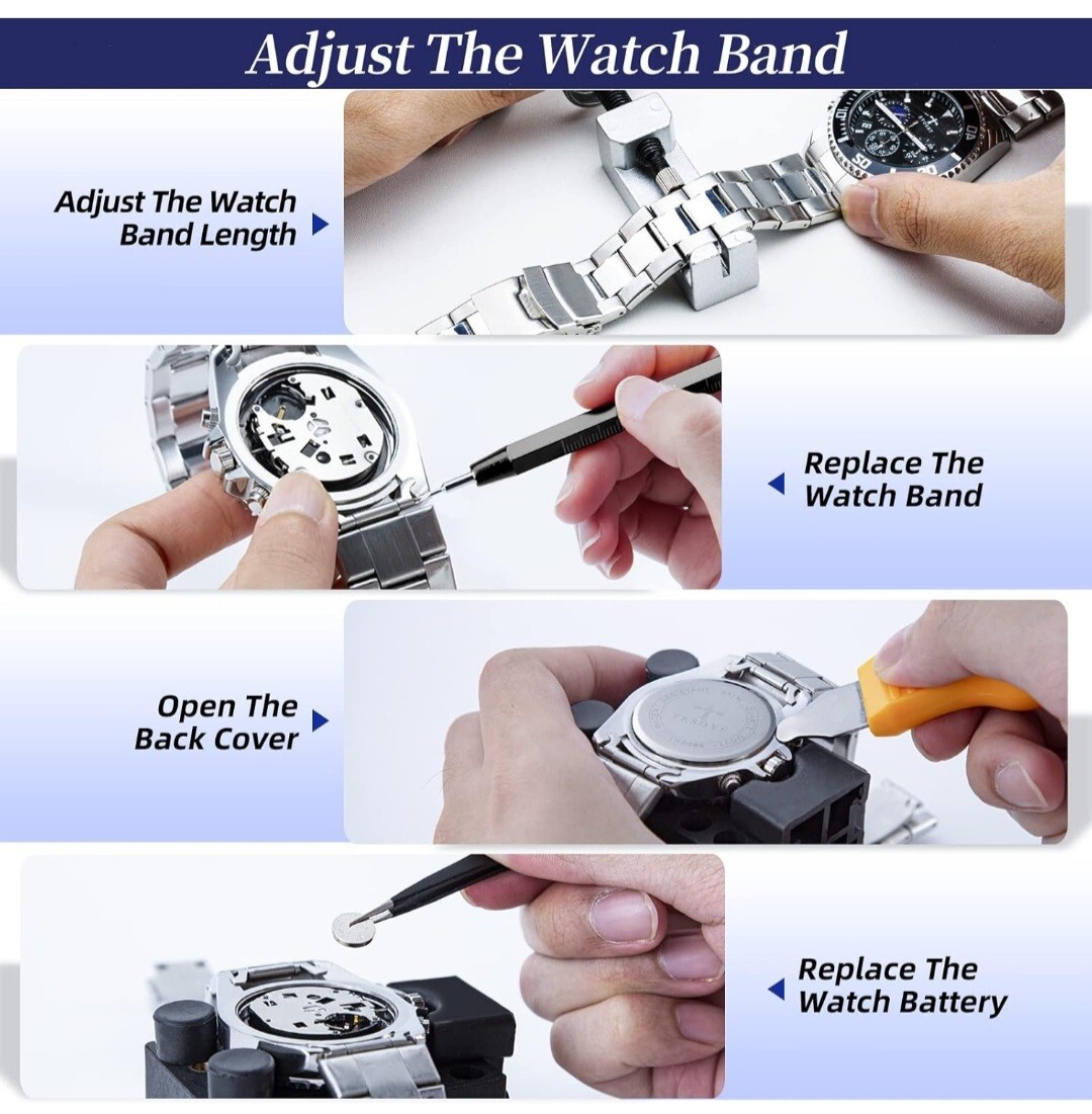 Eventronic Watch Repair Kit, Professional Battery Replacement Tool,…