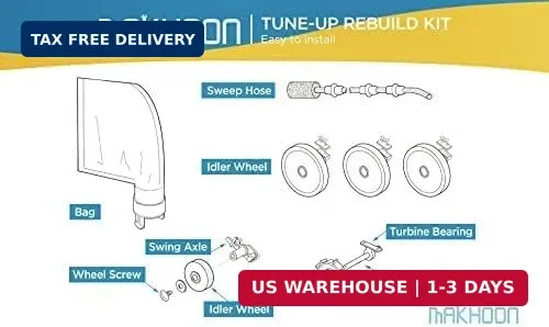 MAKHOON Rebuild Repair Kit Replacement for Polaris Zodiac Automatic Pool Cleaner