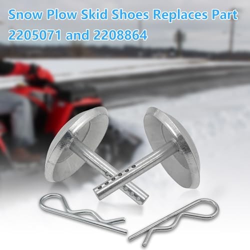 2 Pack Replacement Snow Plow Skid Shoes 2208864 2205071 Replaces Part ATV UTV