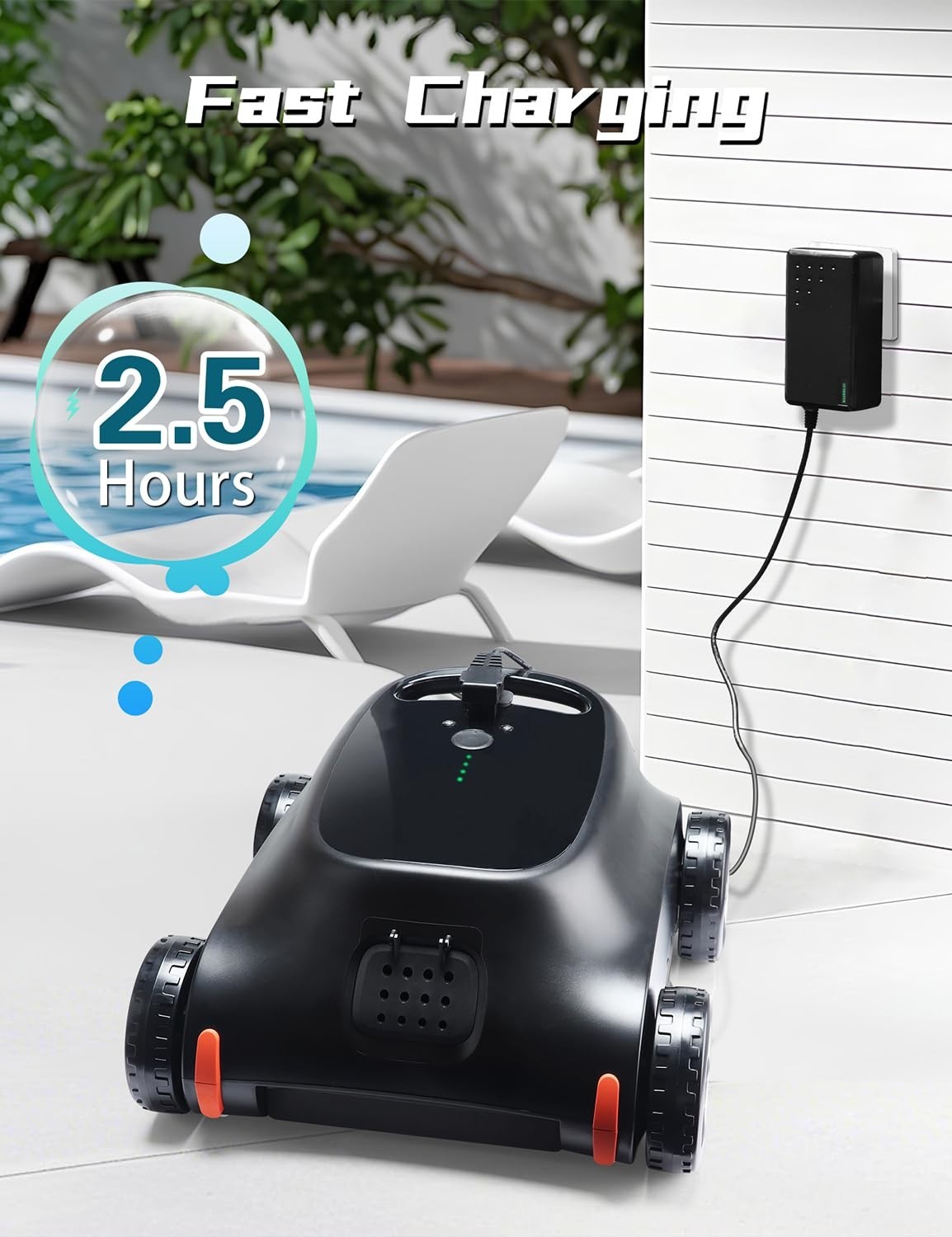 2026 Seauto Pool Robot Cleaner Cordless Automatic for Above Ground Pools