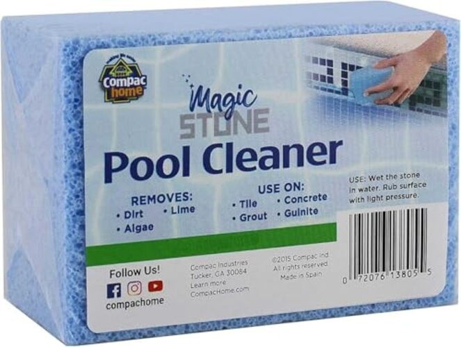 Magic Stone Pool Cleaner to Easily Remove Dirt, Algae, 1 Count (Pack of 1)