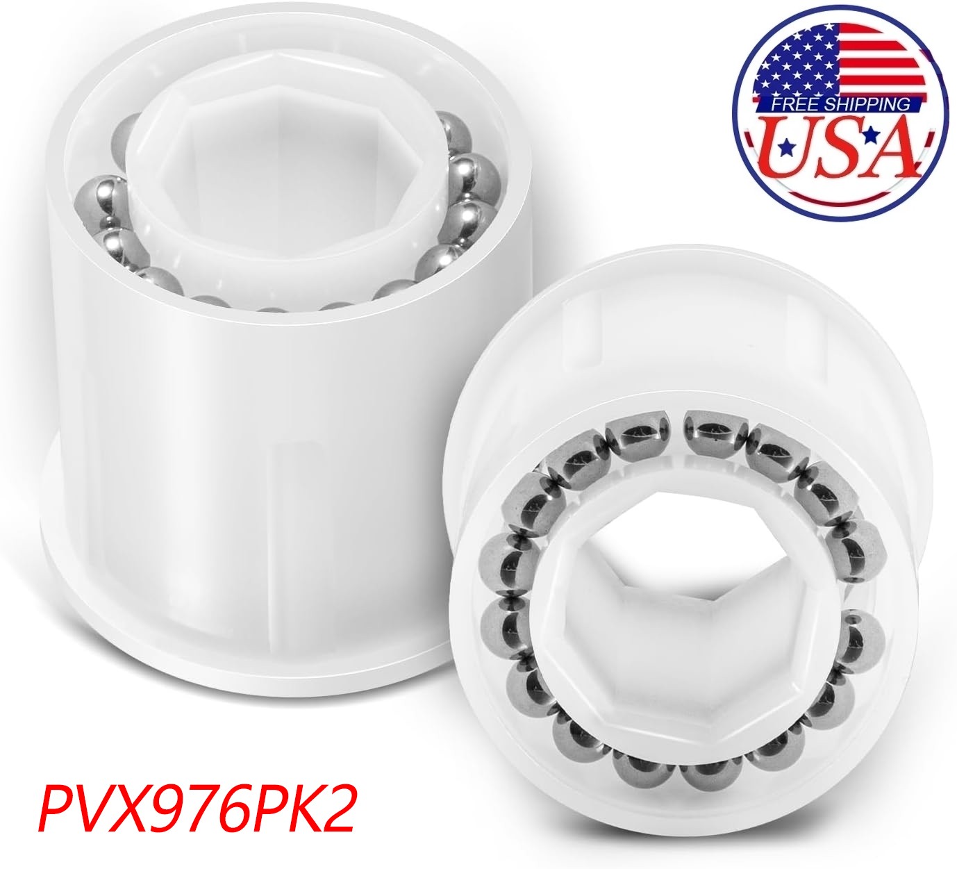 PVX976PK2 Wheel Bearings Repair Kit For Hayward AquaNaut 200/400/450 Phoenix