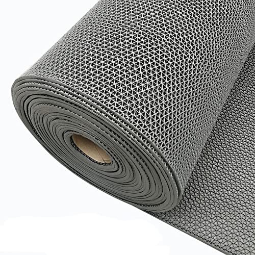 Drainage Flooring Mats Commercial Anti-Fatigue Rubber Matting 0.9×3M Gray/Grey