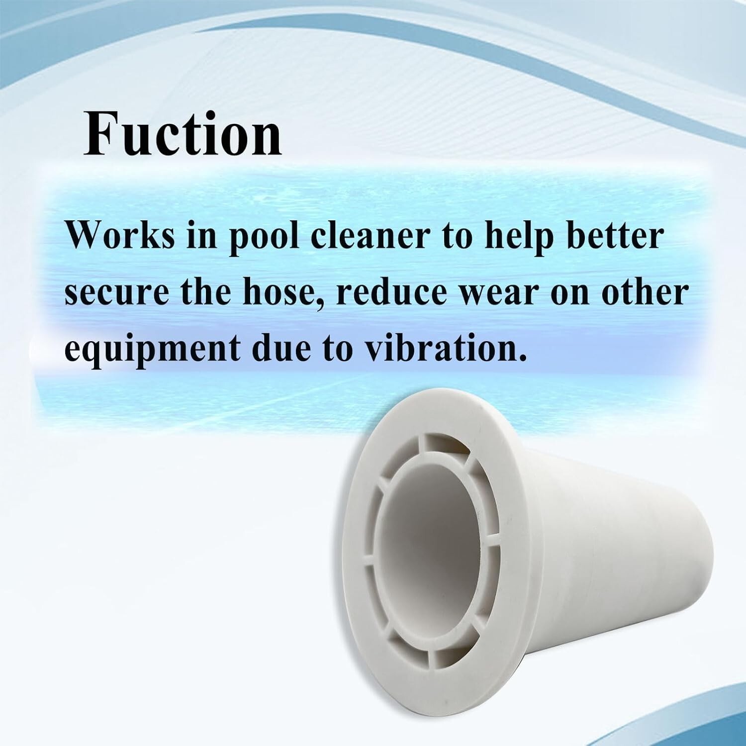 Cone Reducer Automatic Pool Spa Cleaner Replacement Part GW9000 GW9015 White New