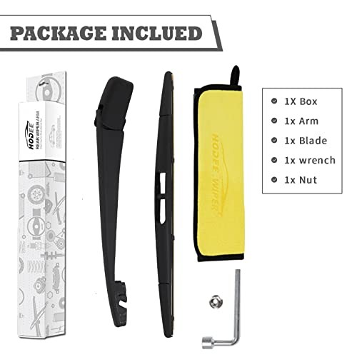 Rear Wiper Arm Blade Kit,Exact-Fit Replacement for Subaru Crosstrek 13-17