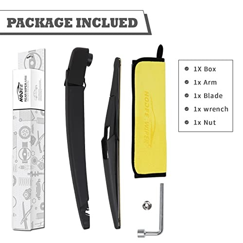 Rear Wiper Arm & Blade Kit,Exact-Fit Replacement for Nissan Rogue 2014-2020