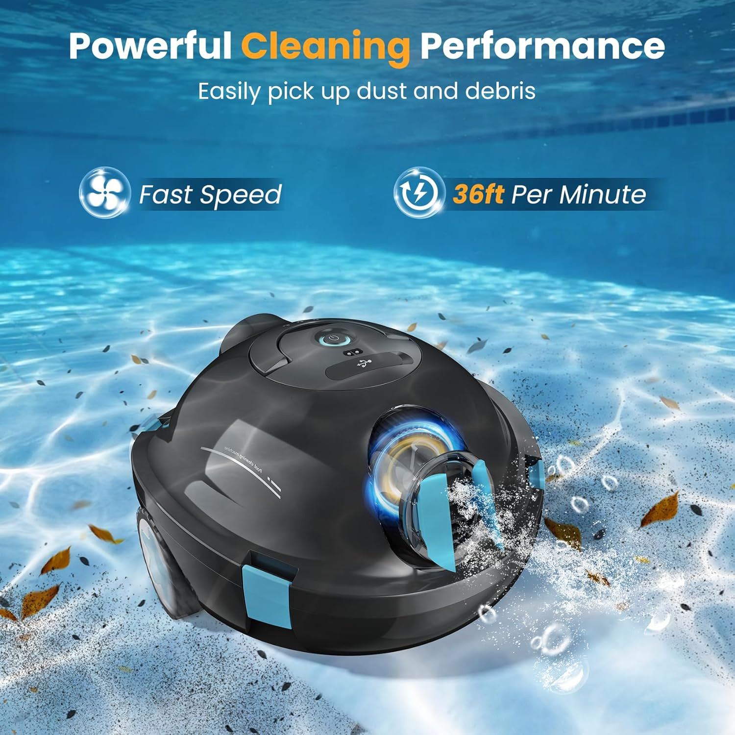 Y10 Cordless Robotic Pool Cleaner, Automatic Pool Vacuum – Ultra Long Battery Li