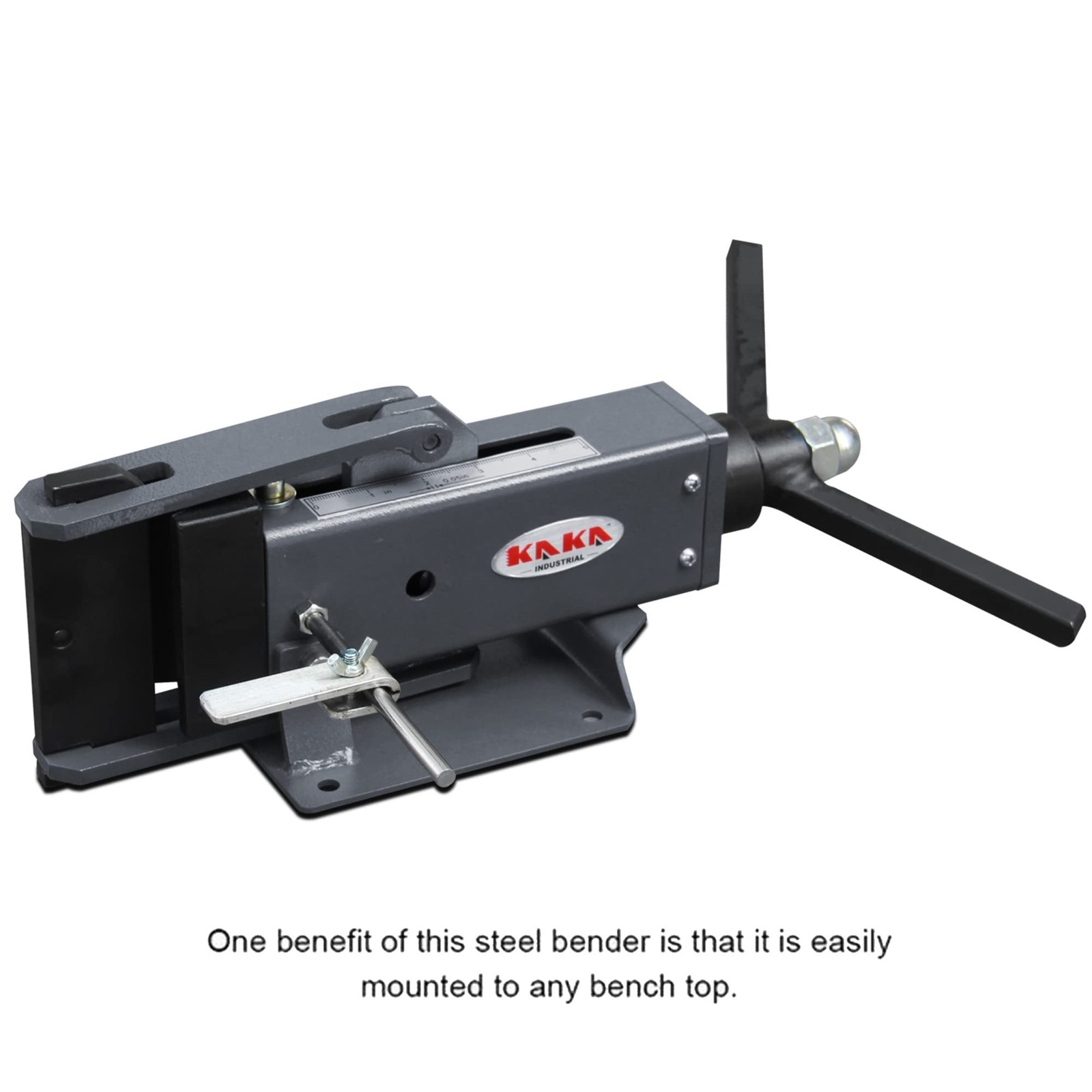 KAKA INDUSTRIAL Manual Steel Bending Brake, 4-Inch Capacity 2.5-Ton Press, 90…