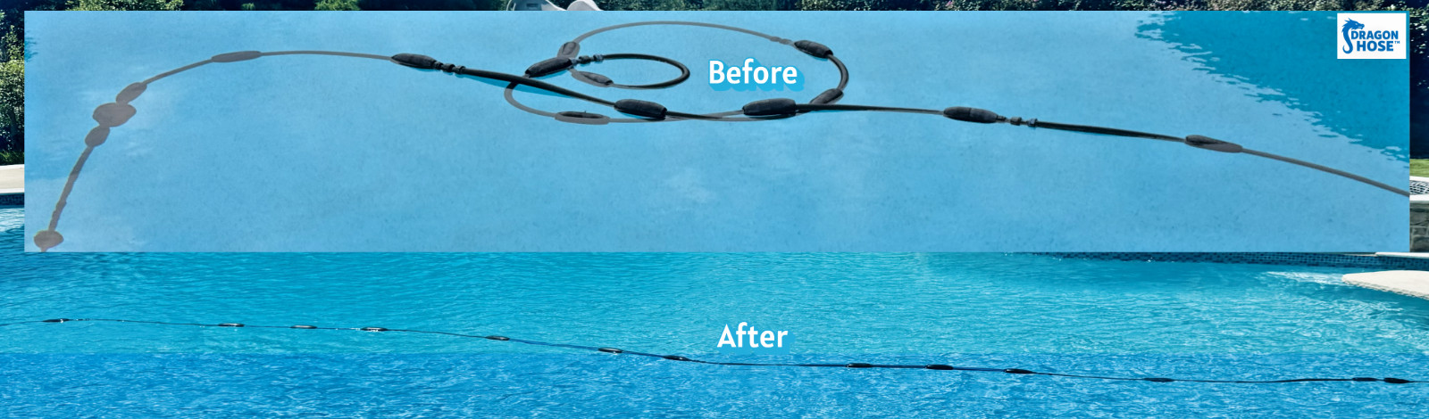 Pool Cleaner Hose Anti-Tangle Snap-On Stabilizers for 0.75&Prime; OD (7PK-Black)