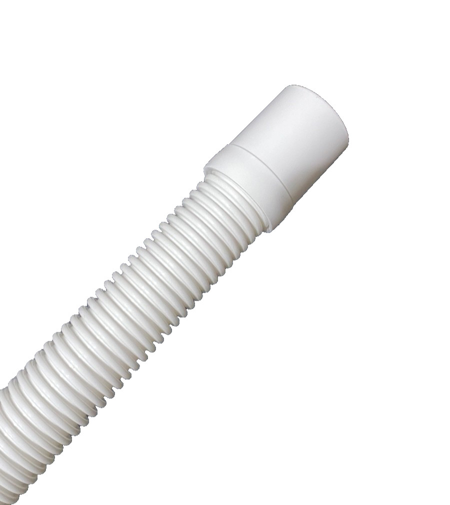 48&Prime; White Leader Hose Replacement for Automatic Suction Style Pool Cleaners
