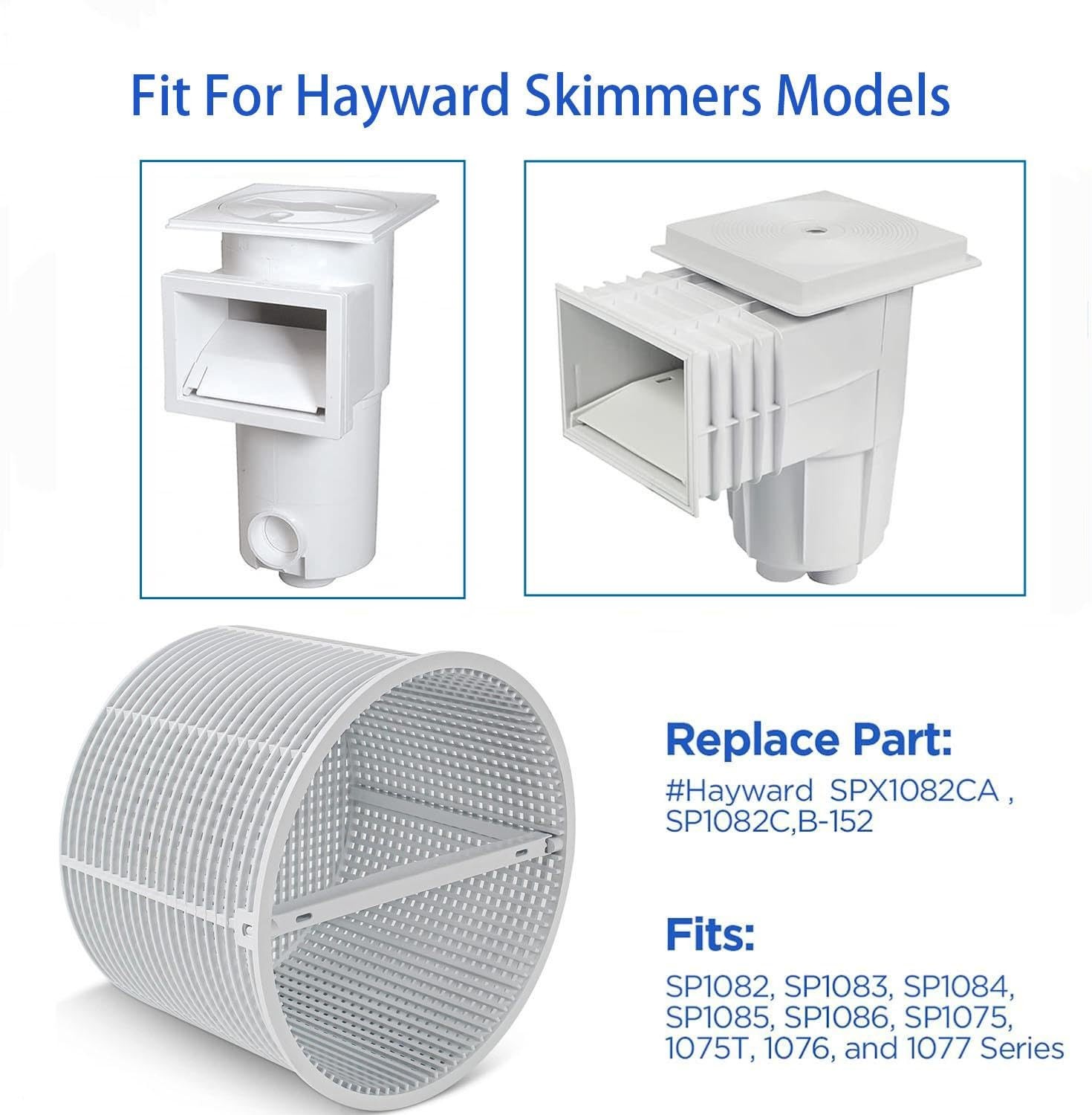 Pool Skimmer Basket Replacement Heavy Duty ABS Plastic For Hayward SP1082