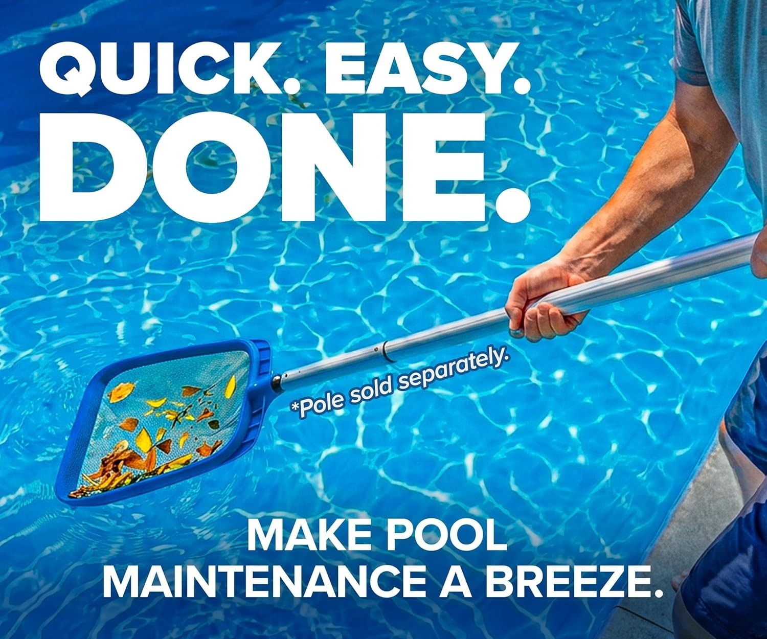 Ultimate Heavy Duty Pool Leaf Skimmer Net – 17 Inches for Maximum Cleaning Power
