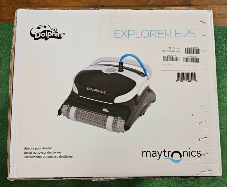 NEW Maytronics Dolphin Explorer E25 – Robotic Pool Cleaner Vacuum