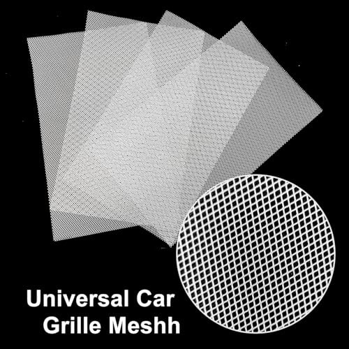 -Pack Silver Aluminum Mesh Screen 8&Prime; x 13&Prime;, 0.016&Prime; Thick 3x4mm Rhombus 4