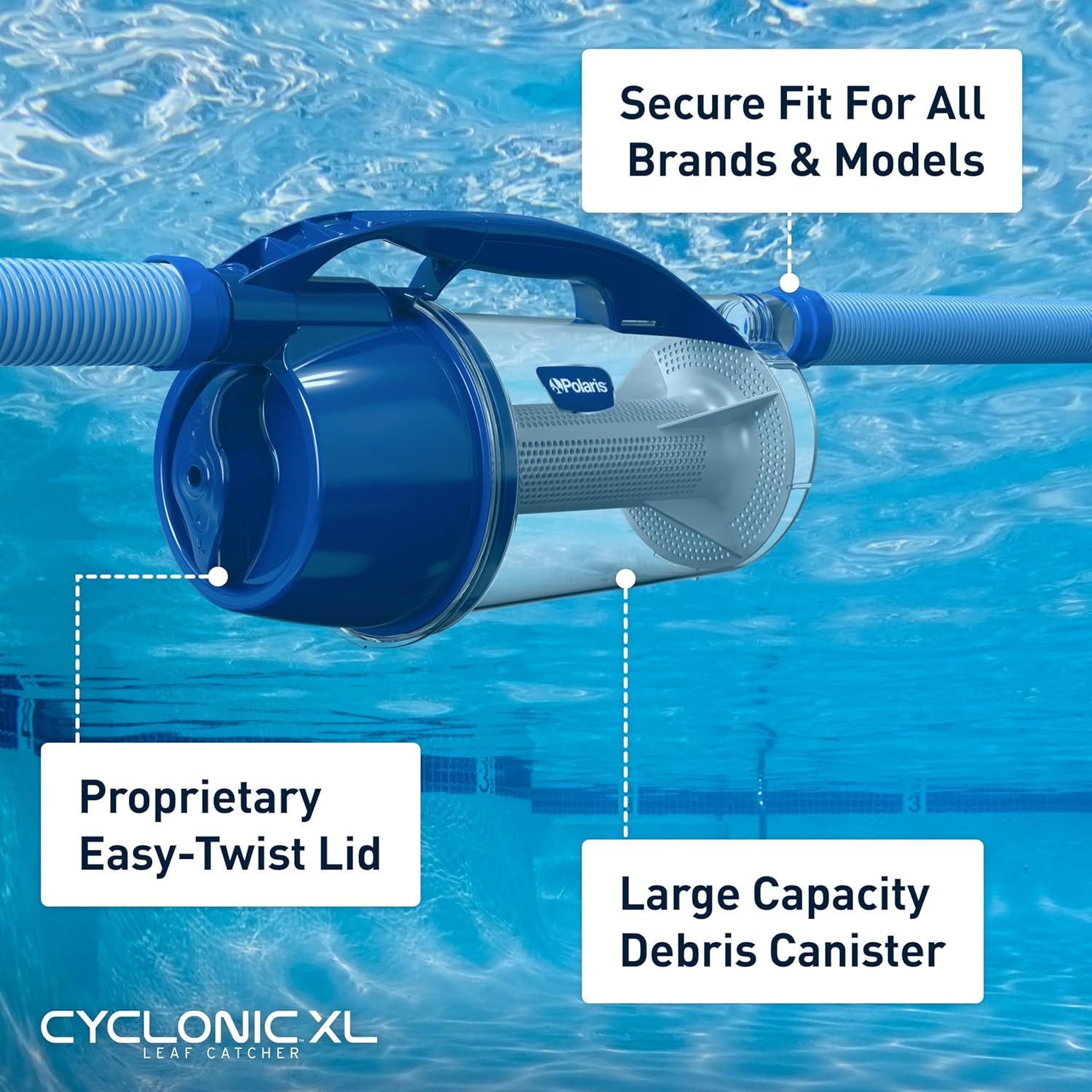 Polaris Cyclonic XL Leaf Catcher, Universal Fit & Easy to Install for Suction Cl