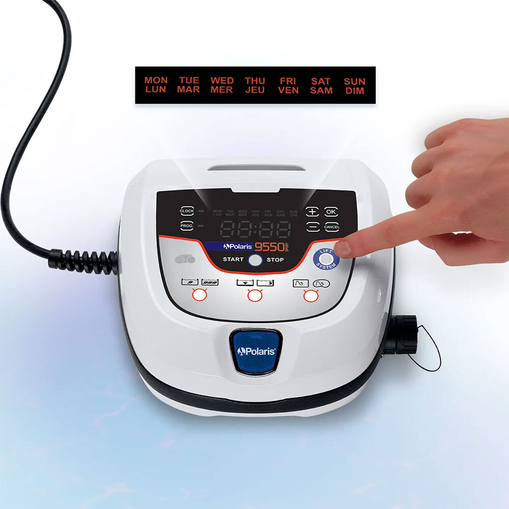 Polaris 9550 Sport Robotic Inground Swimming Pool Cleaner w/ Remote & Caddy Cart