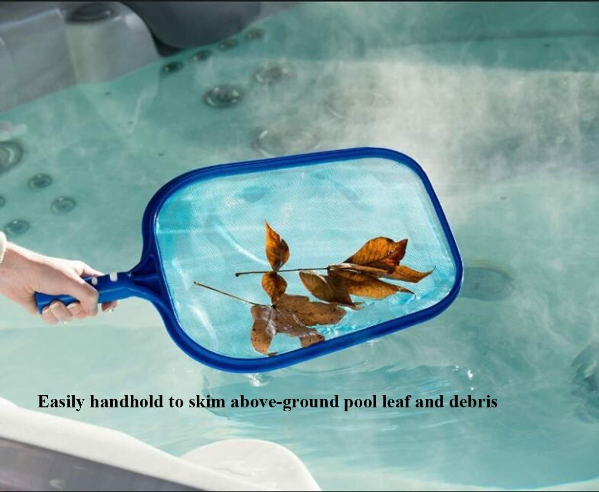 Pool Spa Hot Tub Pond Fountain Leaf Skimmer Rake Net for Removing Leaf, Debris,