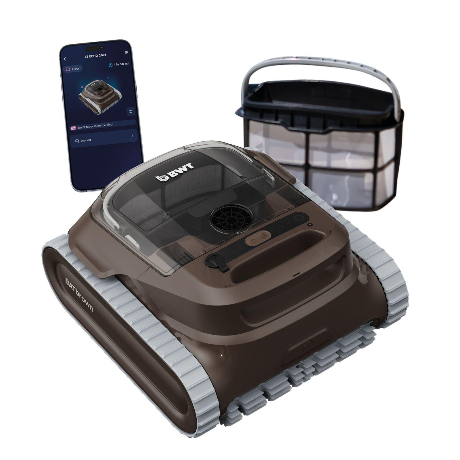 BWT BatBrown Cordless Robotic Pool Cleaner 10-0102480