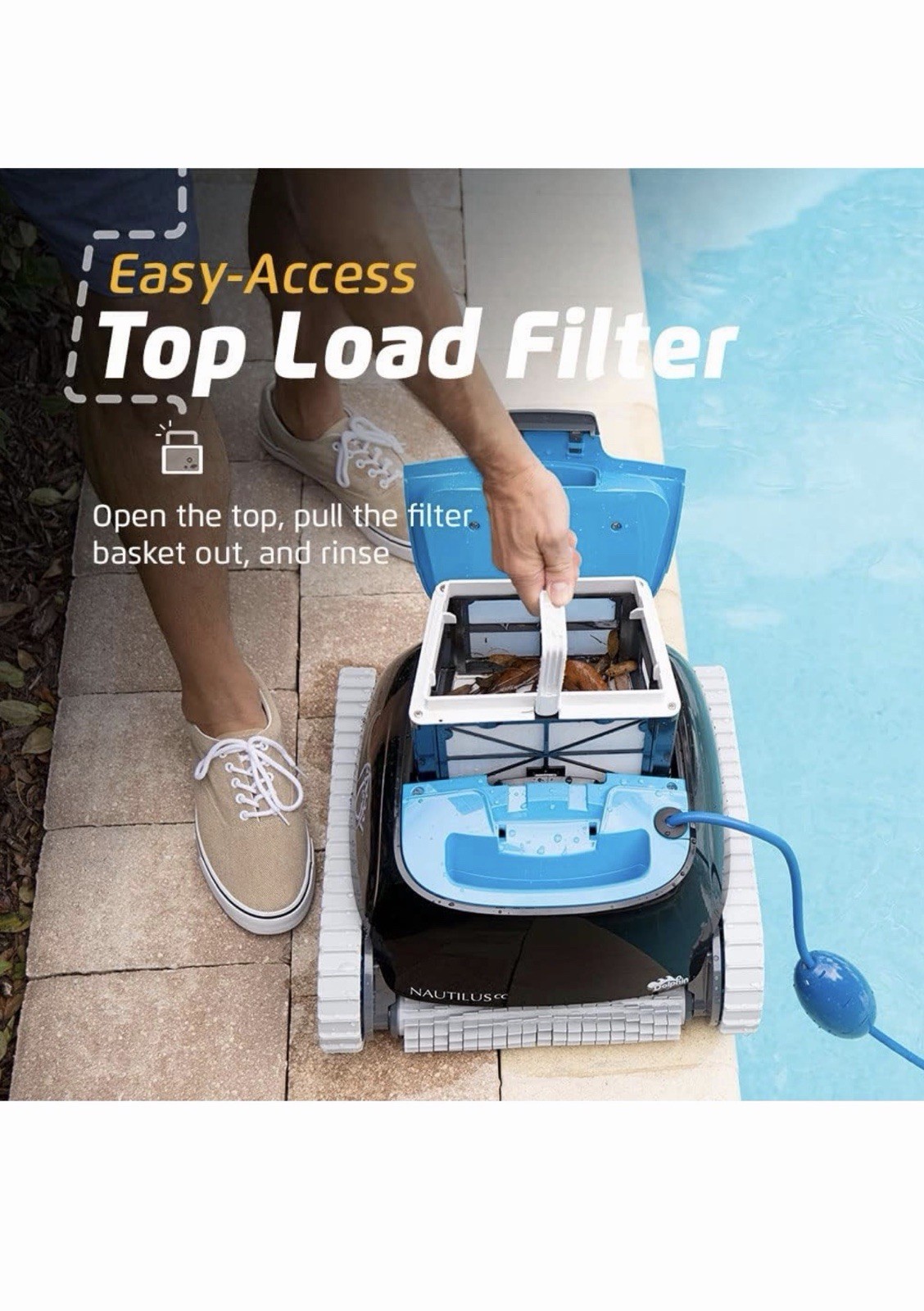 Dolphin Nautilus CC with CleverClean Inground Robotic Pool Cleaner (New Sealed)