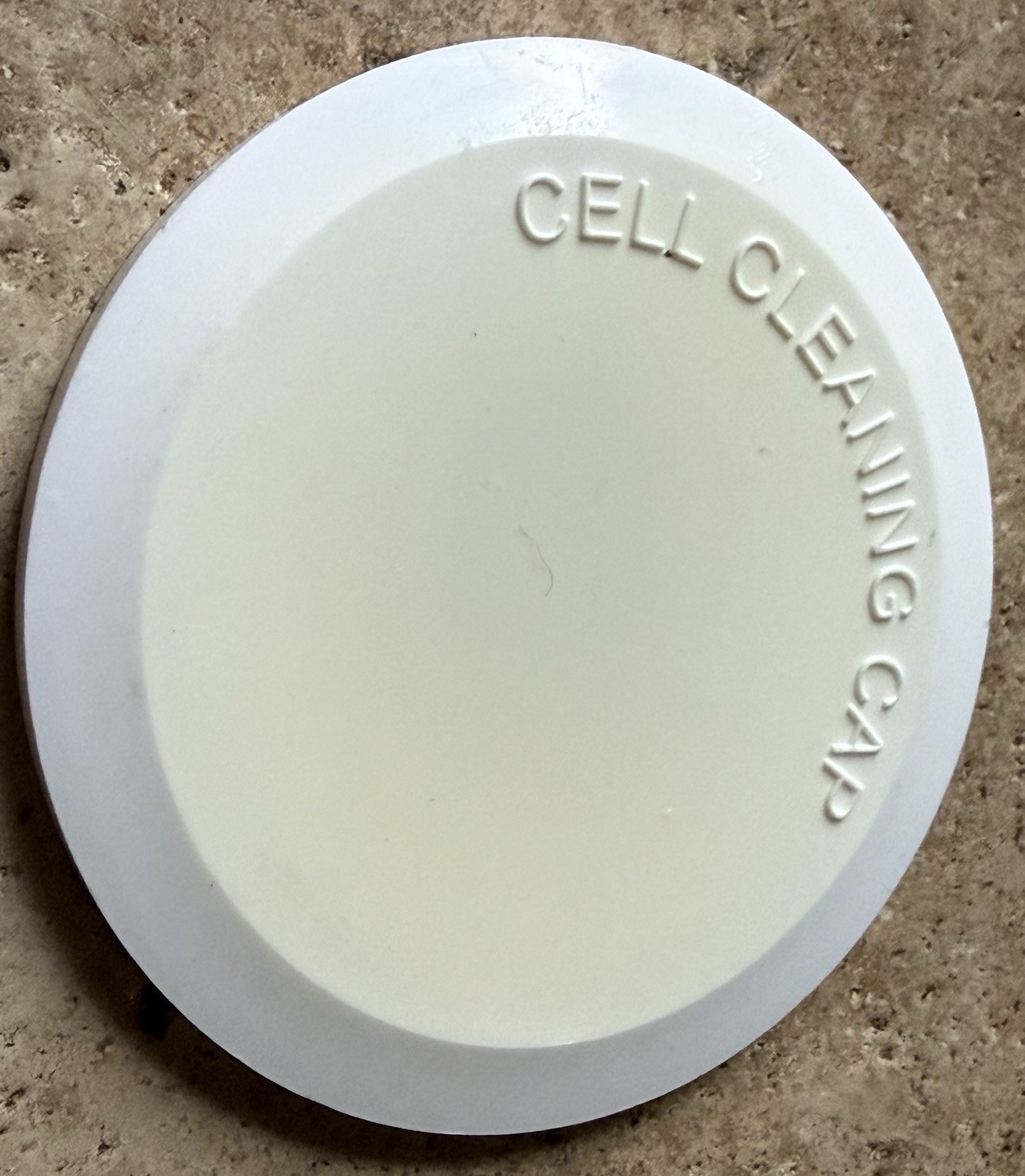 Salt Cell Cleaning Cap 3.5&Prime; Pool Salt System Cap White NOS