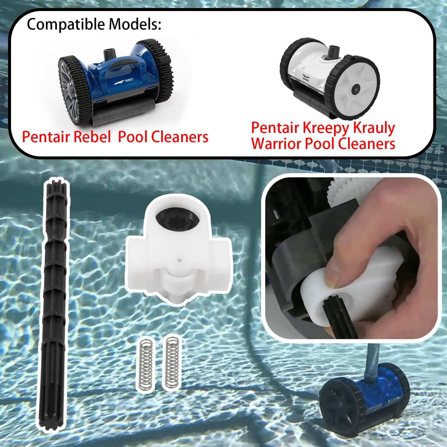 Automatic Suction Pool Cleaner Left Drive Kit forRebel Kreepy Krauly Warrior