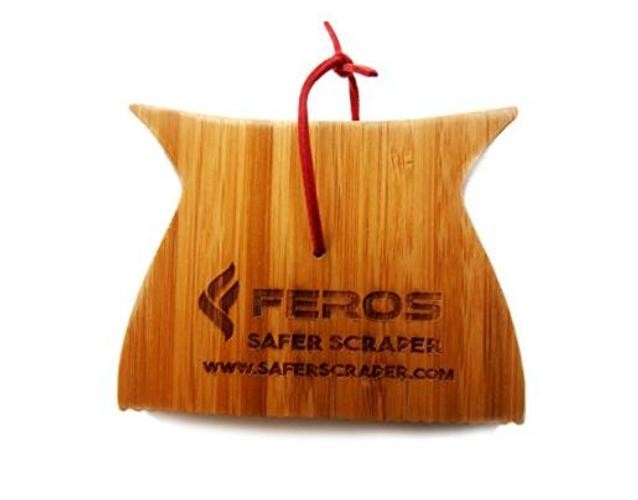 FEROS Safer Scraper Mini – Wood BBQ Wooden Grill Cleaner – Small Version 1 Pack