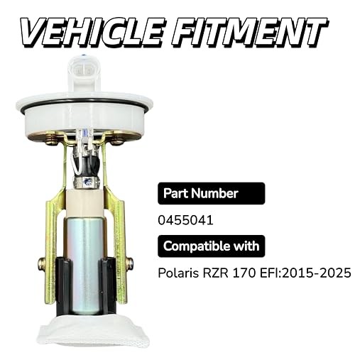 0455041 Fuel Pump Assembly for Polaris RZR 170 EFI 2015-2025 Replaces# 0455041