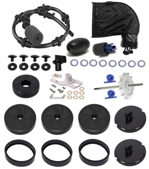 ATIE Pool Cleaner Tune Up Rebuild Kit K49 with Wheel C7, Tire C11, Drive Shaft
