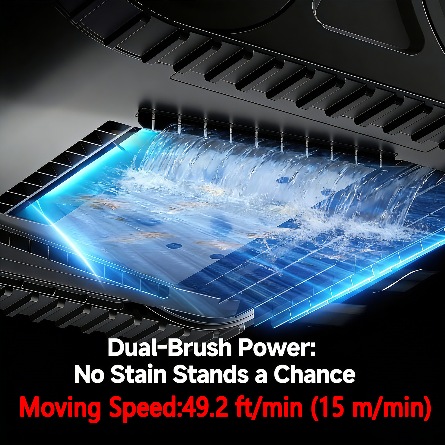Wall Climbing Robotic Pool Cleaner for Inground Pools Anti-Stuck Design
