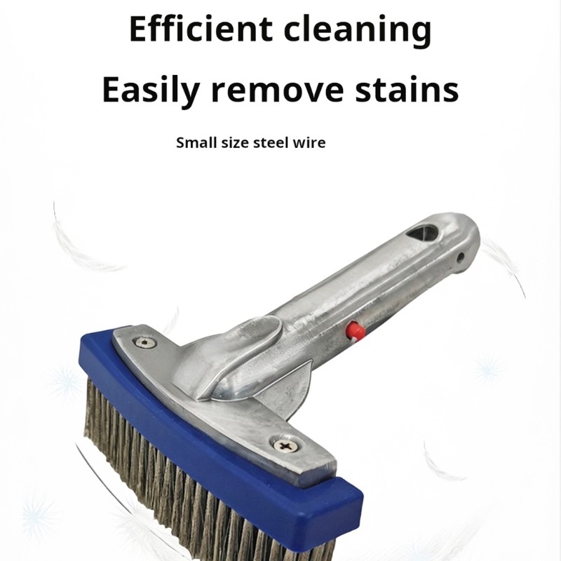 5Inch Stainless Steel Pool Cleaning Brush For Comfortable Use Easy to Use