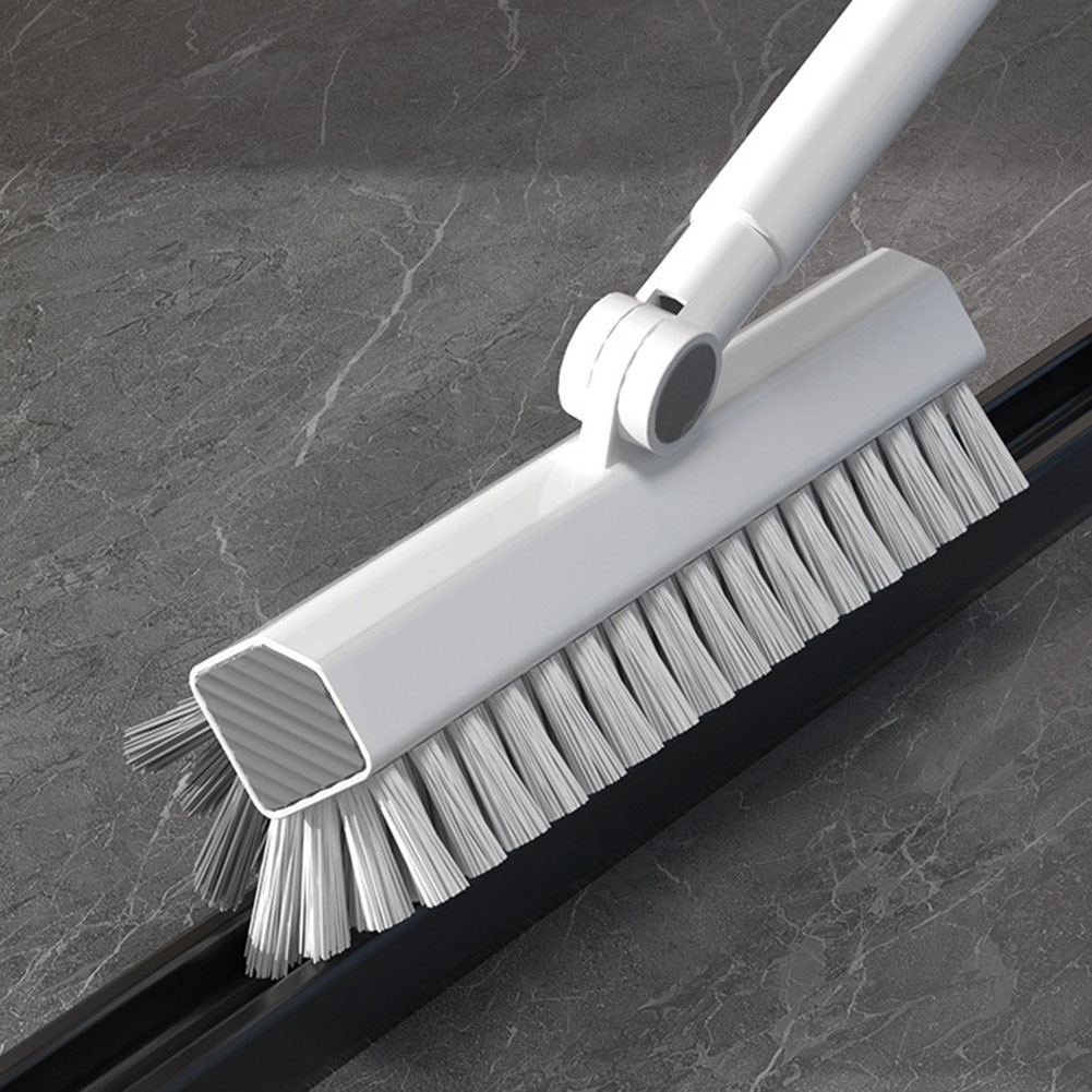 Double Sided Floor Scrubbing Brush for Grout Lines Tiles and Hard Surfaces