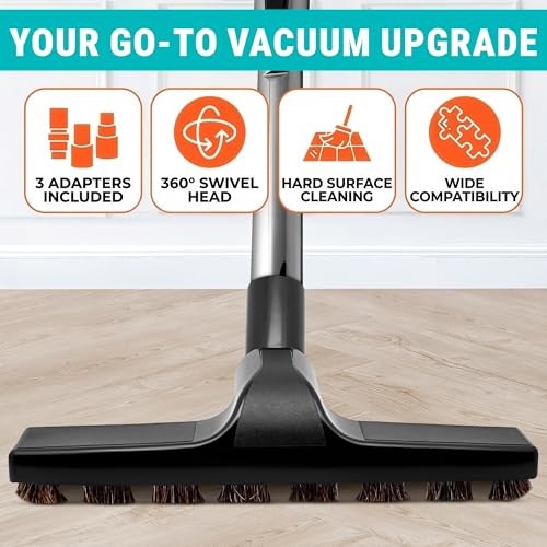 Horsehair Vacuum Brush Attachment/4 – Vacuum Attachments with 3 Hose 1