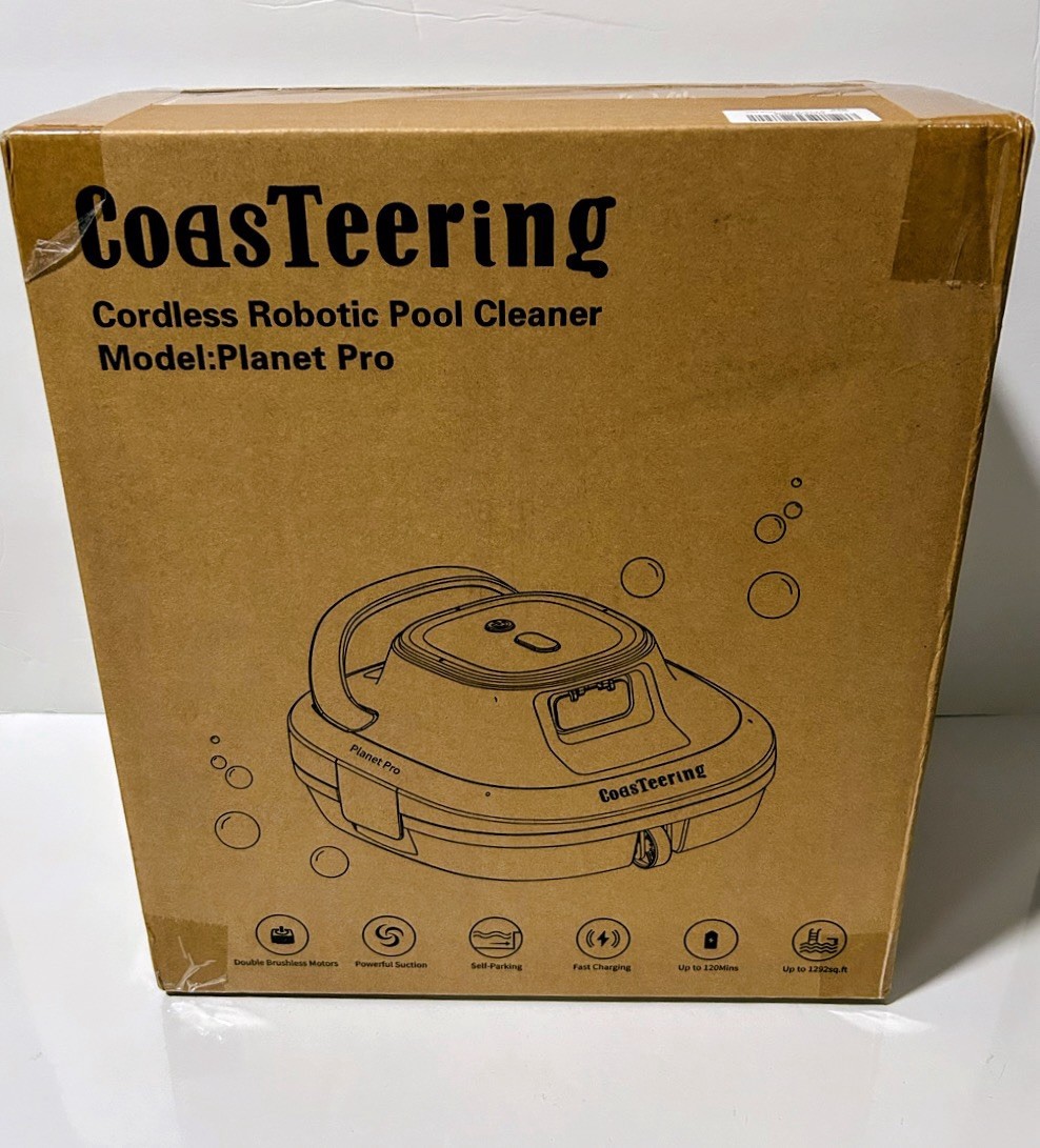 2026 Upgrade CoasTeering Cordless Robotic Pool Cleaner Dual Brushless Motors