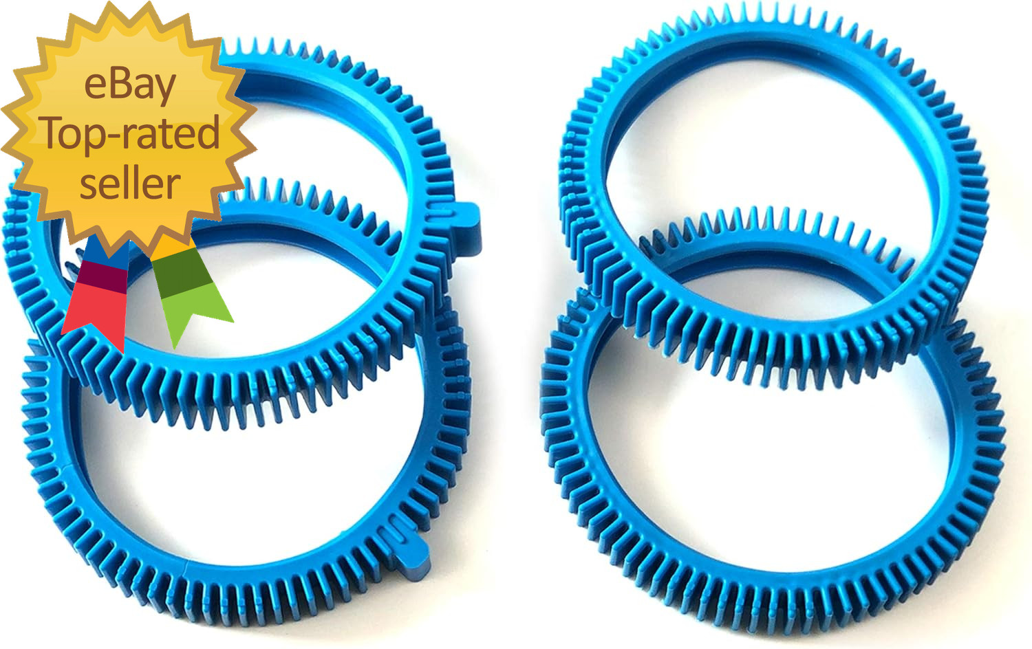 Pool Cleaner Front Tire and Rear Tire Combo Kit Compatible with Poolvergnuegen