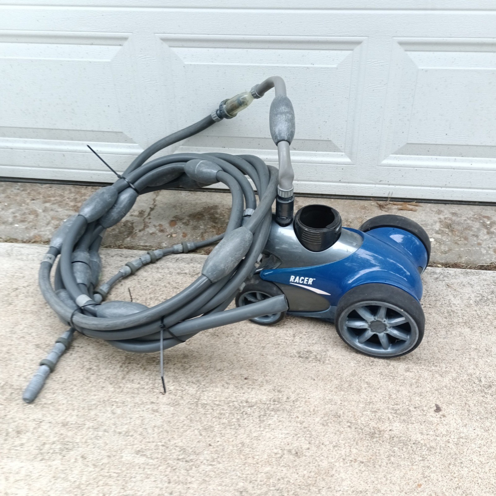 Pentair Racer Inground Pool Cleaner 360228 Head Parts Only with Hose UNTESTED