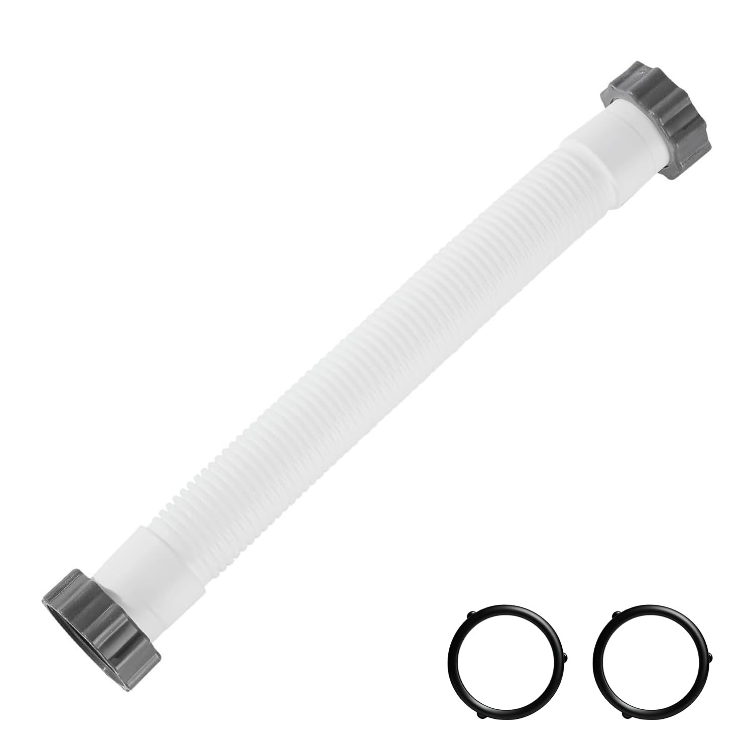 Pihil 18 Inch 11535 Pool Sand Filter Pump Hose Interconnecting Hose 2 Gaskets