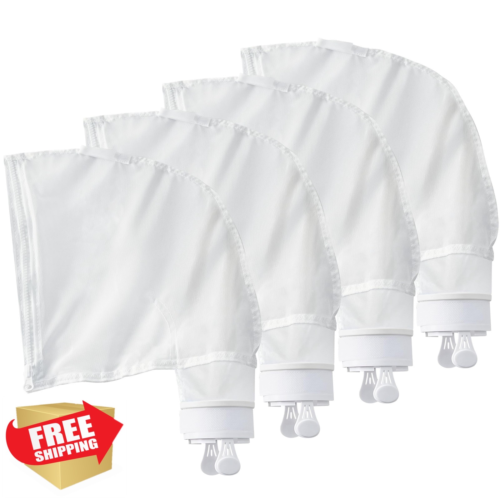 TaShow 280 480 Pool Cleaner Bags 4 Pack Nylon Mesh