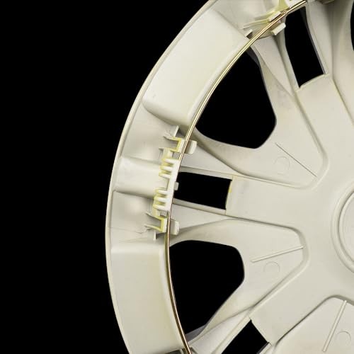 Yellowish Green Hubcap Wheel Cover 14 inch Black with Yellowish Green