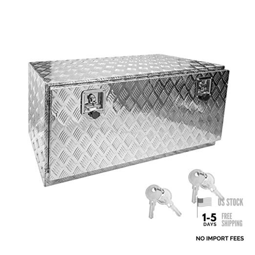 36&Prime; x 18&Prime; x 18&Prime; Truck Tool Box Pickup Truck Bed Toolbox Heavy 36*18*18 Silver